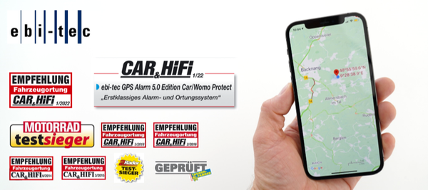 Empfehlungen ebi-tec Fahrzeugortung GPS-Alarmanlagen